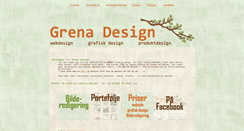Desktop Screenshot of design.grena.no