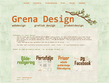 Tablet Screenshot of design.grena.no