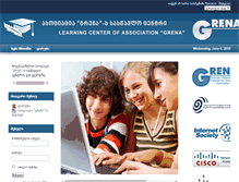 Tablet Screenshot of elearning.grena.ge